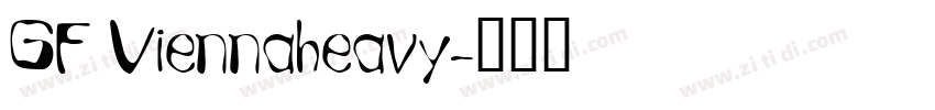 GF Viennaheavy字体转换